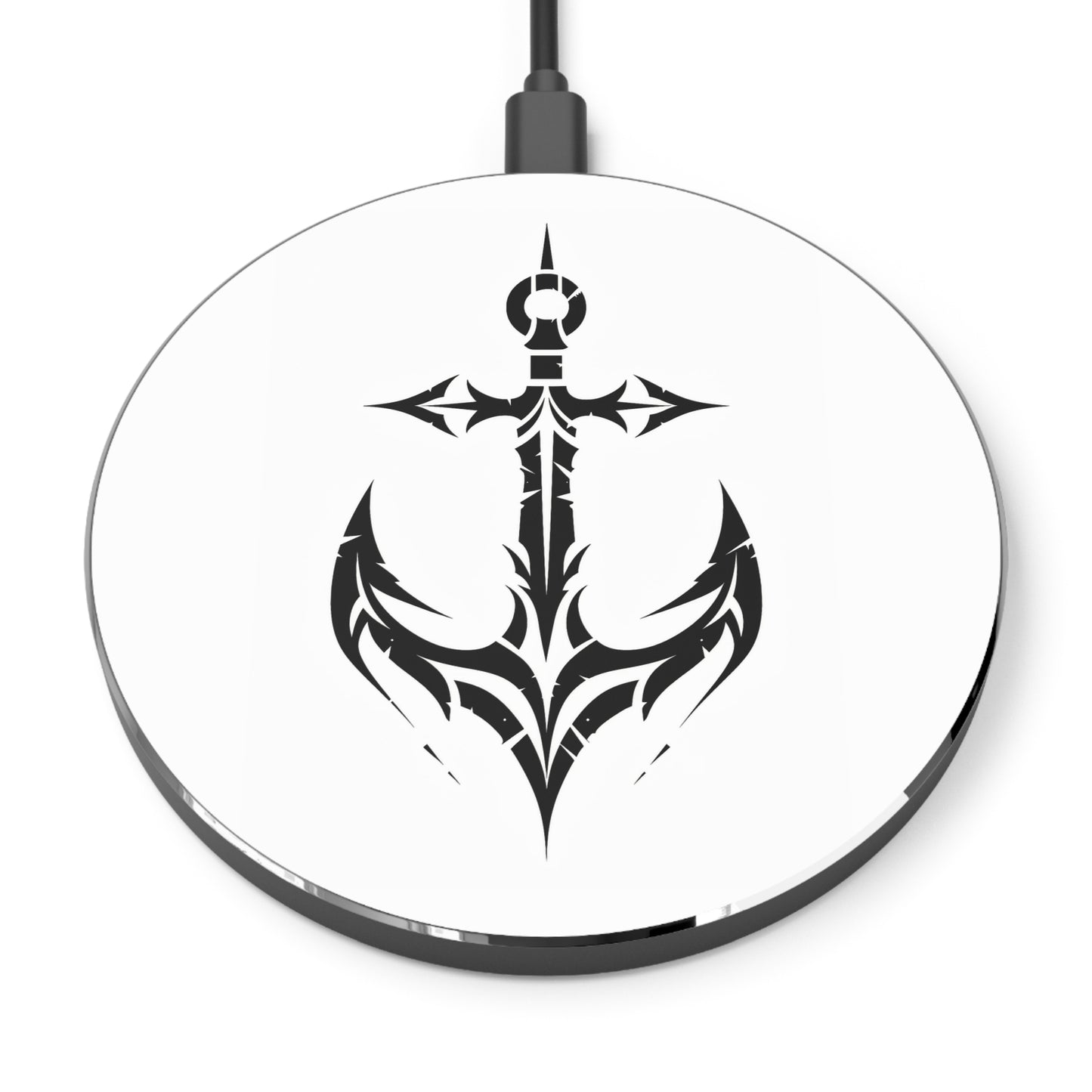 Nautical Anchor Wireless Charger - Fast Charging Pad for Home & Office
