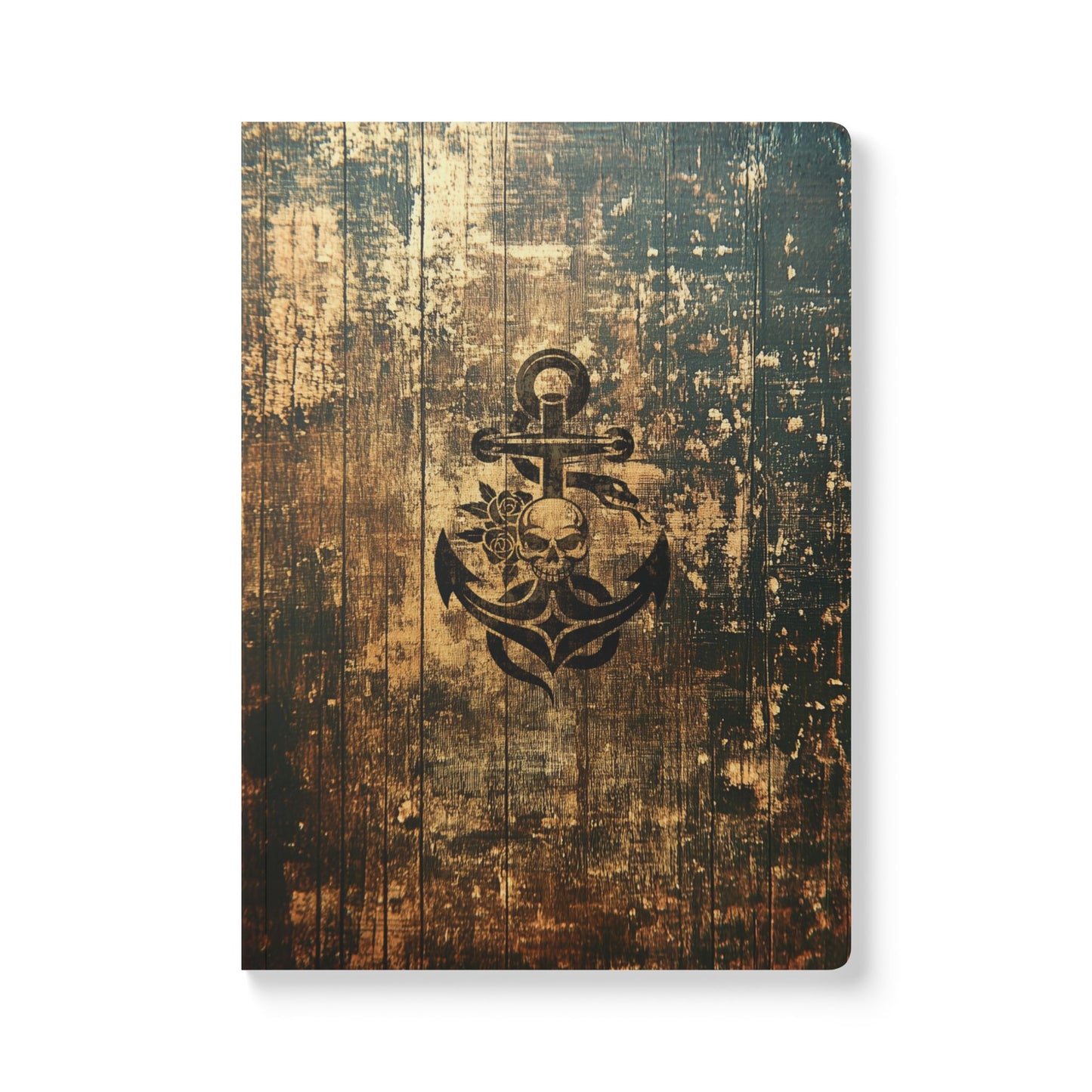 Rustic Anchor Softcover Journal – Ideal for Nautical Lovers & Adventure Seekers