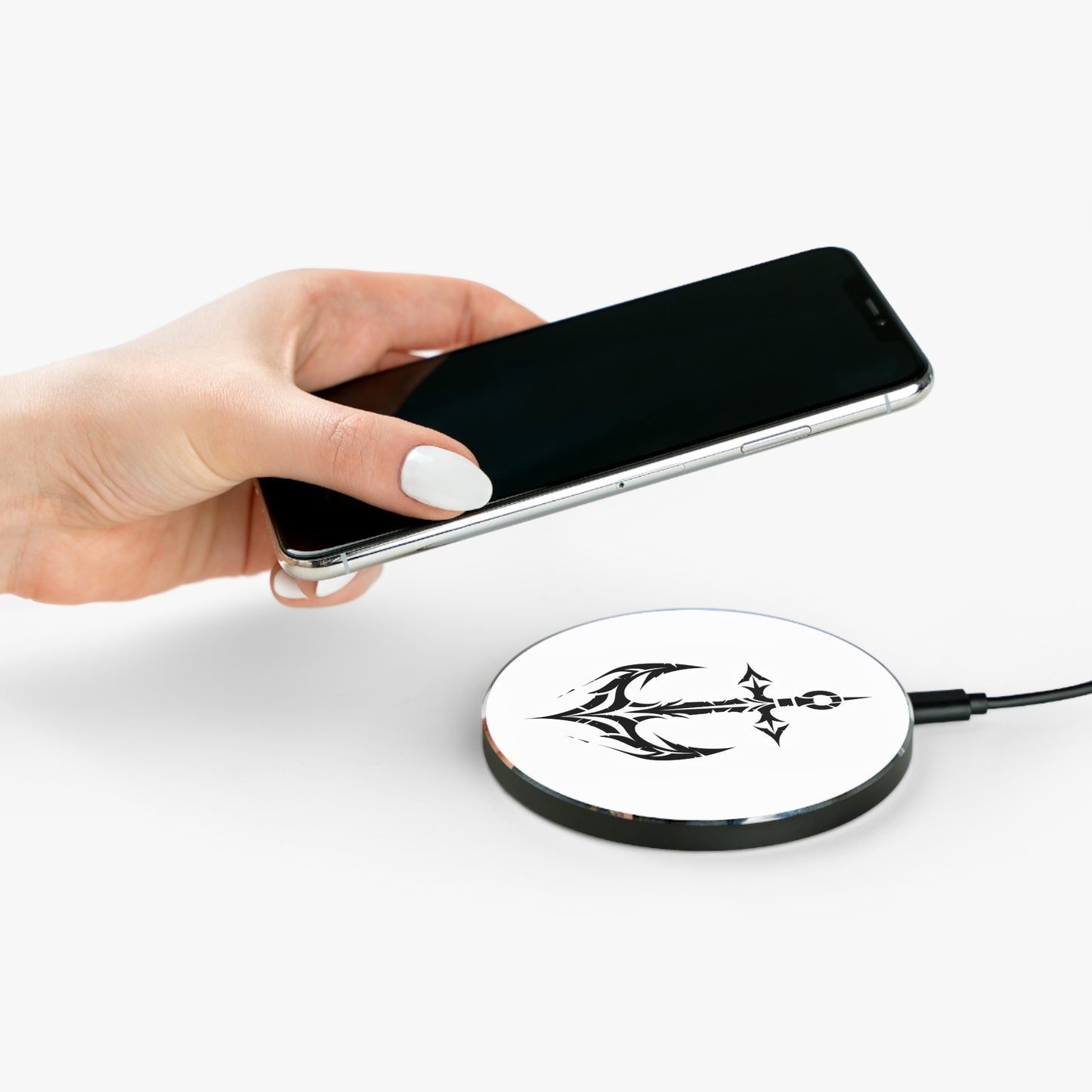 Nautical Anchor Wireless Charger - Fast Charging Pad for Home & Office