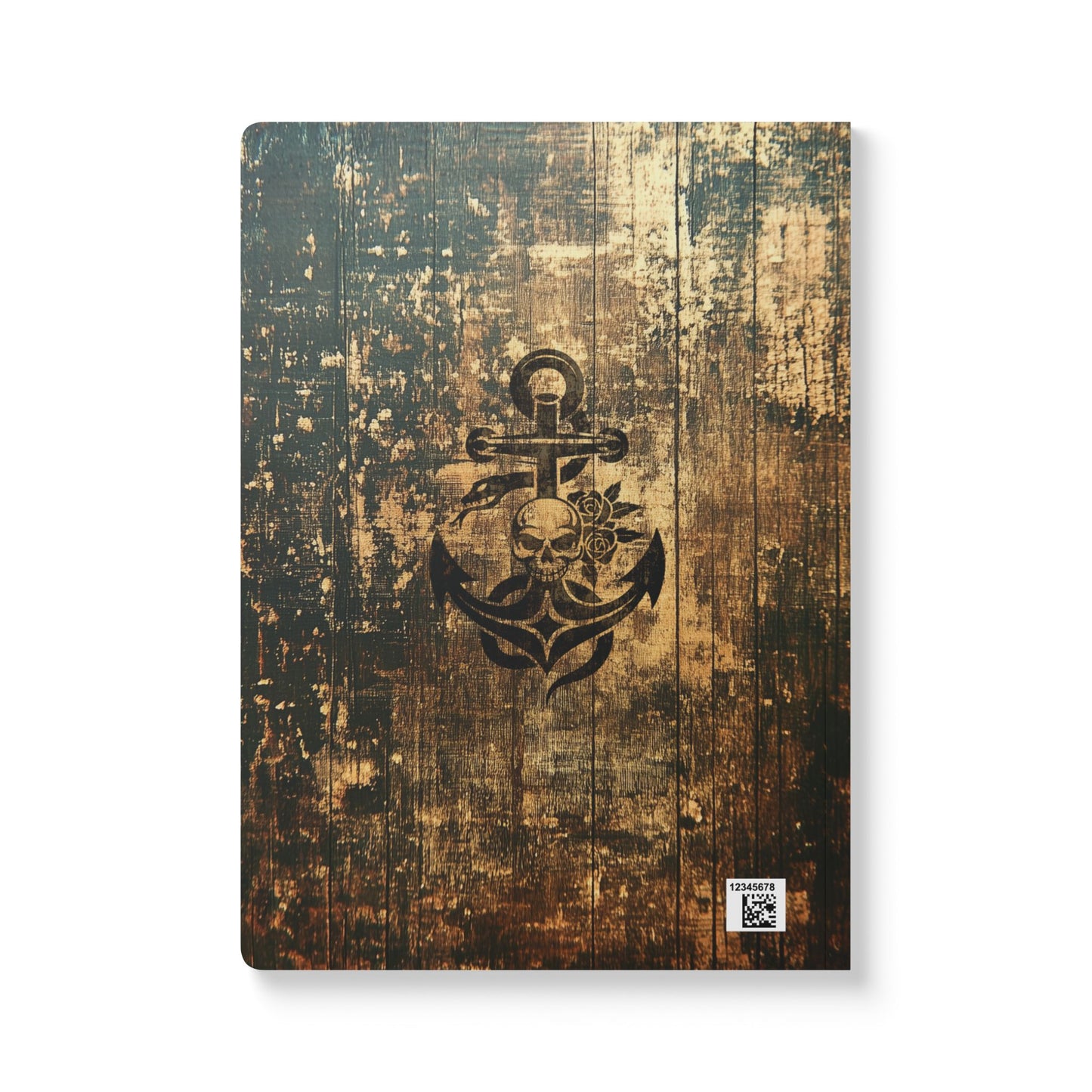 Rustic Anchor Softcover Journal – Ideal for Nautical Lovers & Adventure Seekers