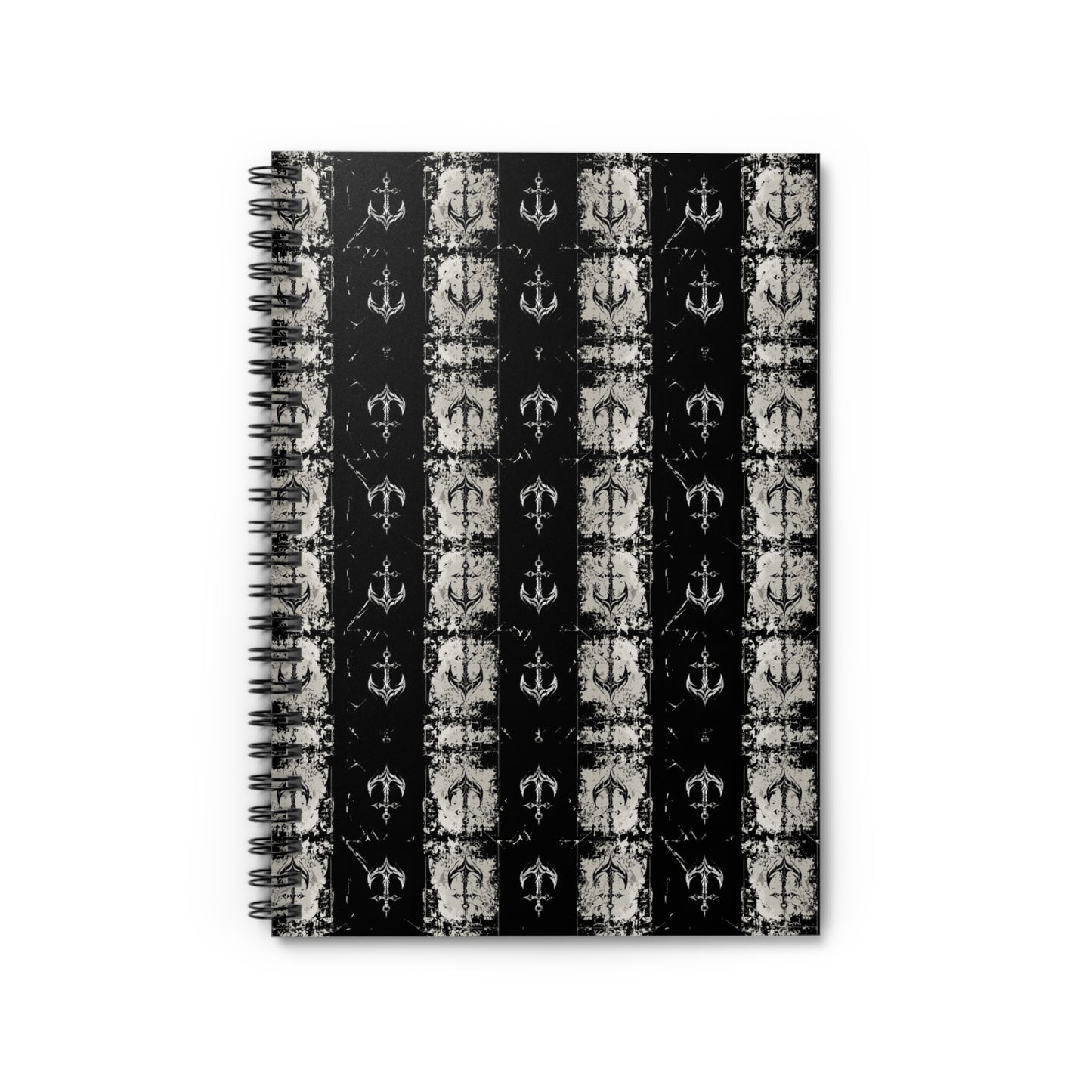 Nautical Themed Spiral Notebook - Stylish Ruled Lines for Writers and Dreamers