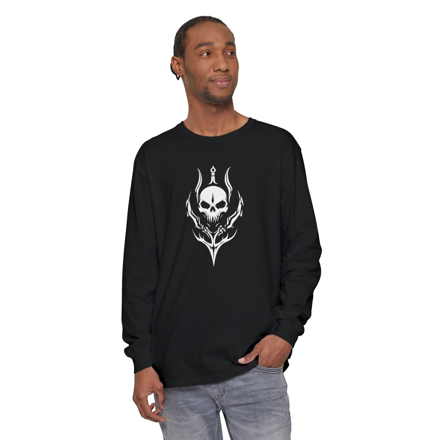Unisex Garment-dyed Long Sleeve T-Shirt